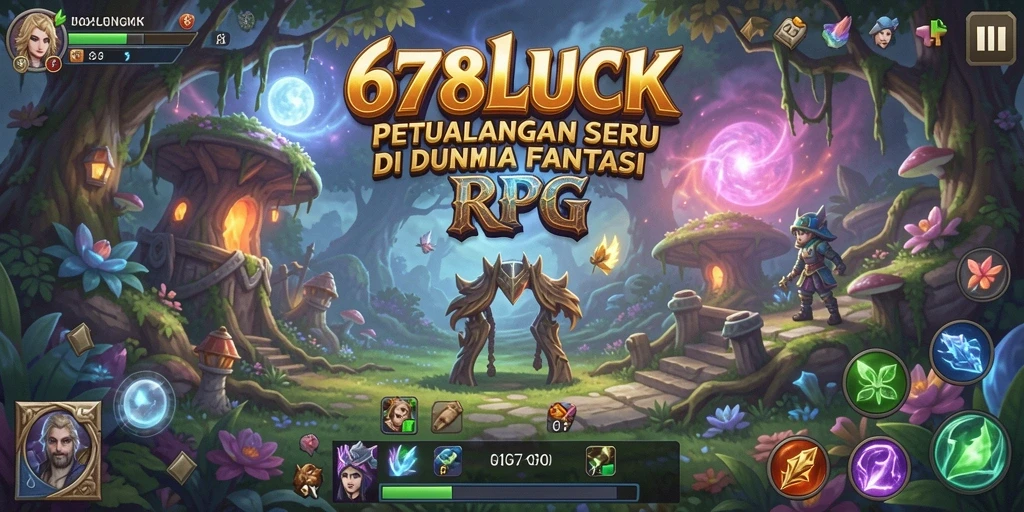 Tampilan seru dari gameplay RPG 678LUCK yang penuh petualangan.