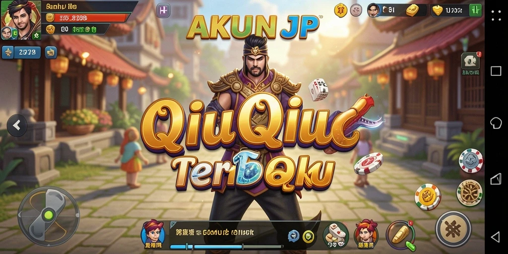 Gameplay QiuQiu yang seru dan menantang di AKUNJP.