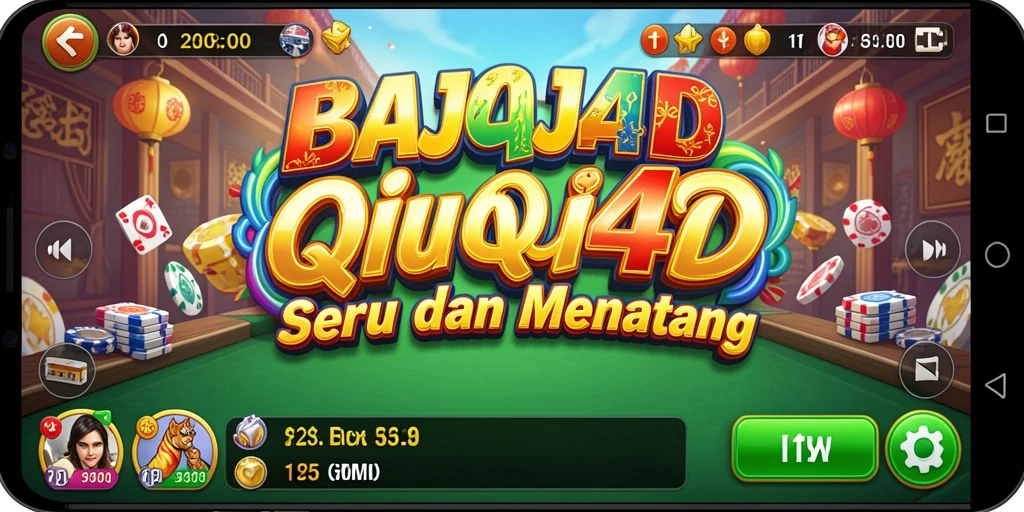 Tampilan gameplay QiuQiu yang mengasyikkan di BAJAJ4D.