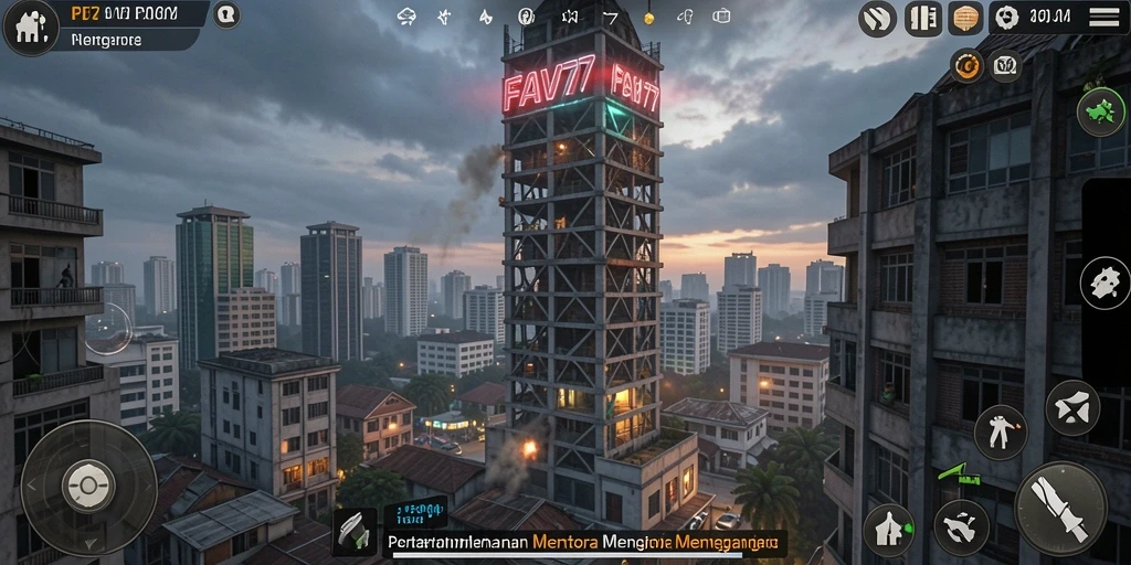 Gameplay menara pertahanan yang penuh tindakan dan strategi.