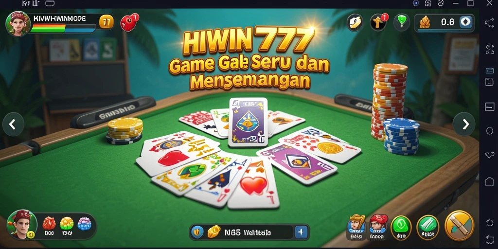 Gameplay menarik HIWIN777 yang menampilkan permainan Gaple.