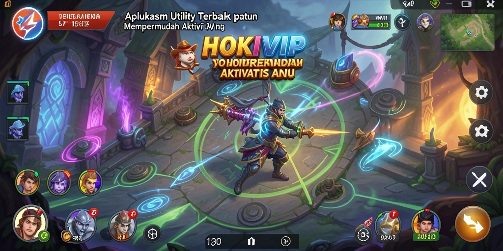 Tampilan antarmuka HOKIVIP yang sederhana dan fungsional.