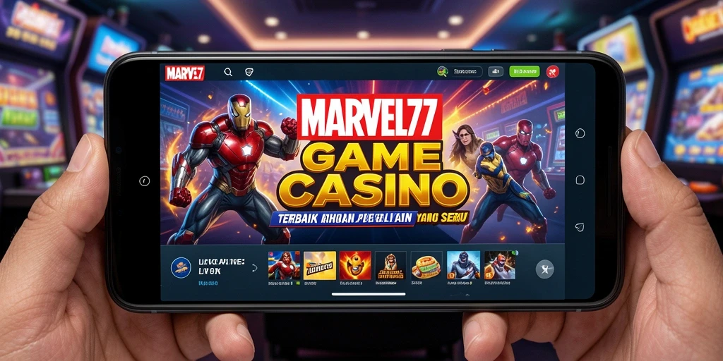 Tampilan gameplay Live Casino yang seru dan interaktif di MARVEL77.