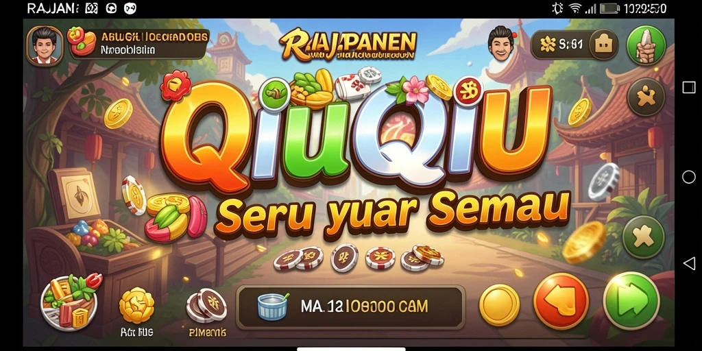Tampilan utama gameplay RAJAPANEN yang menarik dan seru.
