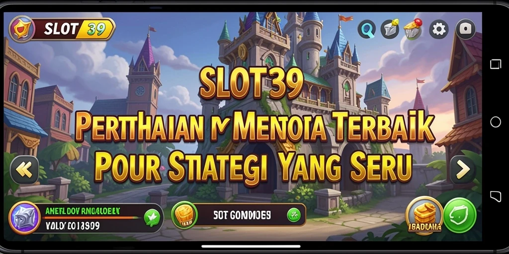 Tangkapan layar utama SLOT39 yang menunjukkan aksi pertahanan menara yang seru.