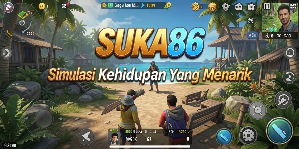 Tampilan gameplay menarik dan interaktif dari SUKA86